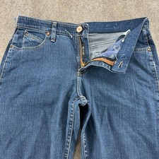 Wrangler Jeans Womens 11/12x30 Blue Dark Wash Mid Rise Straight Bootcut Leg
