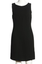 VIRMANI Etuikleid Damen Kleid Gr. DE 34 schwarz Business-Look