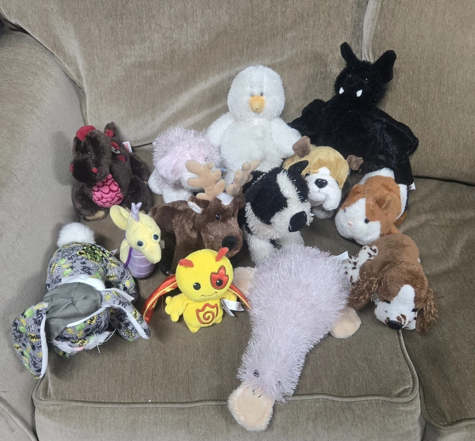 Ganz Webkinz Lil Kinz Bat Rockerz Bunny Pink Googles Dog Springer Spaniel Lot 13 - Image 3 of 4