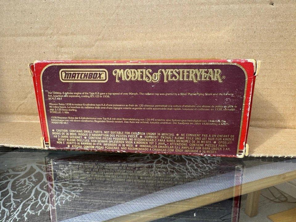 Matchbox Models Of Yesteryear - Y17 - 1938 Hispano Suiza - Verde Foto 3 de 4