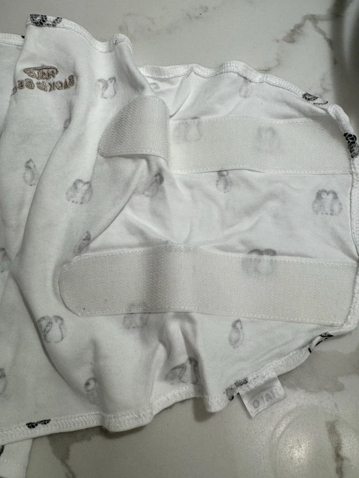 Lote de 2 pañales de saco de dormir Halo recién nacido zoológico animales salvajes pingüinos Foto 4 de 4