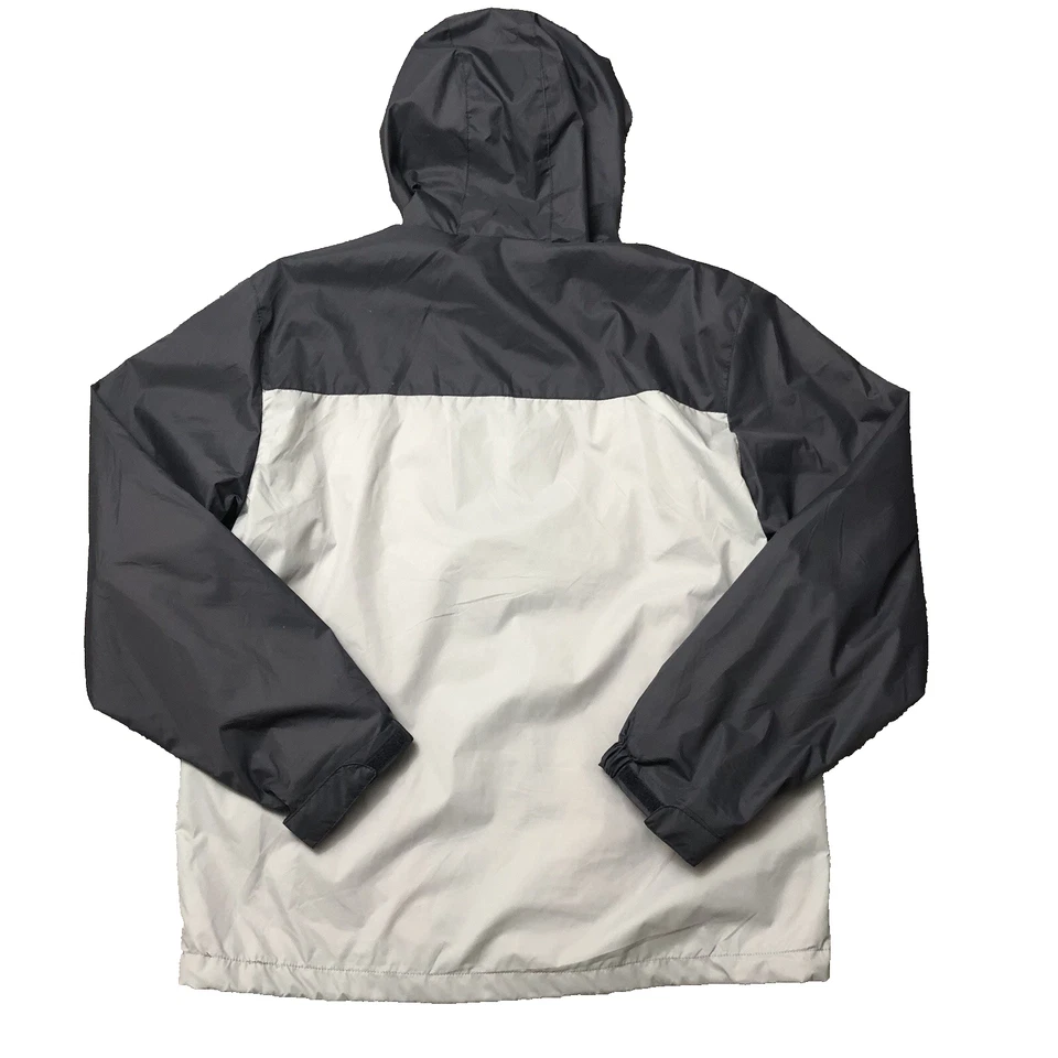 Outdoor Life Windbreaker Rain Jacket Mens Large Hooded Gray NWT $50 - Image 2 of 4