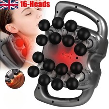 Muscle Massage Gun Deep Tissue massager for Body Back Leg Pain Relief 16-Head UK