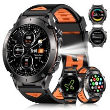 GPS Military For Men With Bluetooth , 1.43" AMOLED Waterproof Fitness Tracker...