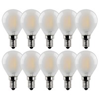10 X MüLler-Licht Led Filament Tropfen 4W = 40W E14 Matt 470Lm Warmweiß 2700K