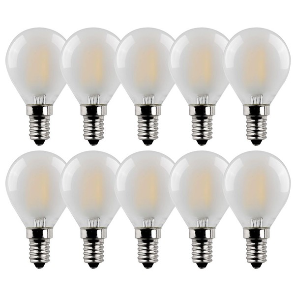 10 X MüLler-Licht Led Filament Tropfen 4W = 40W E14 Matt 470Lm Warmweiß 2700K-image