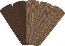 Lighting 7741000 42-Inch Oak/Walnut Replacement Fan Blades, Five-Pack