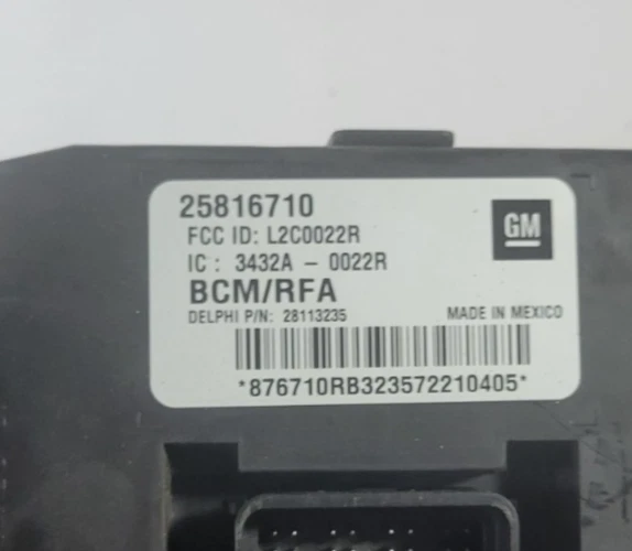 2007 2008 Chevy Colorado GMC Canyon GEM Module Body Module BCM Unit 25816710 - Image 3 of 3