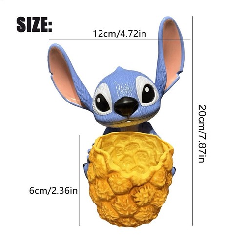 NEW Lilo & Stitch Movie 2025 Stitch W/Pineapple Popcorn Bucket 7.87 inch - Bild 7 von 7