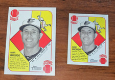 Manny Machado 2015 Topps Heritage red back #41 base & mini lot