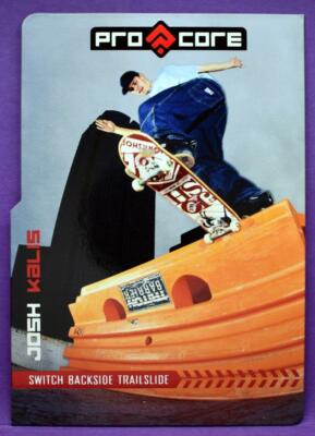RARE Josh Kalis 2003 ProCore Skateboarding Sample #04 Switch Backside Trailslide