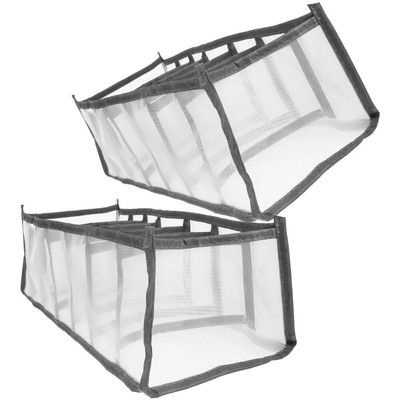  2 Stück Socken-Unterwäsche-Schubladen-Organizer, Kleiderschrank, Gürtel,