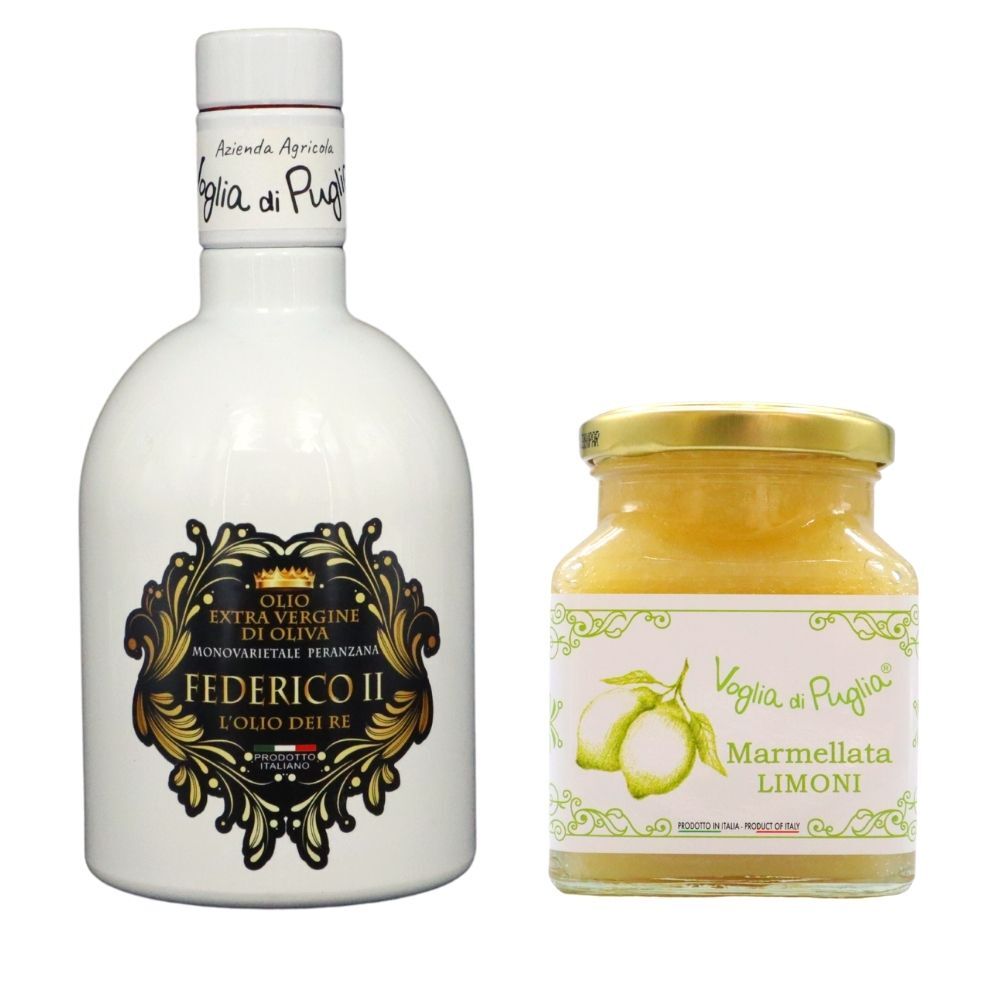 Marmellata Di Limoni 340 Gr Olio Extravergine Di Oliva Italiano Bottiglia 500 Ml