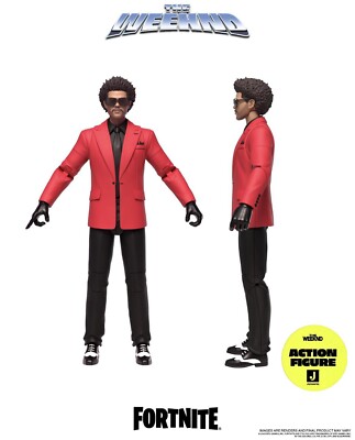 Fortnite The Weeknd アクションフィギュア Jazwares The Weeknd X Fortnite 6.5-Inch Articulated Figure