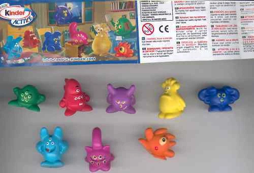 Monstres Métier À à Choisir (UN028 - UN035) Kinder Surprise Italie 2010/2011 - Photo 1/6