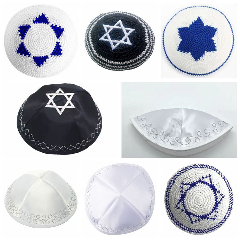 専用ページ④-1 Jewish Hats Israel Nationality Cap Embroidered Yamaka for Men