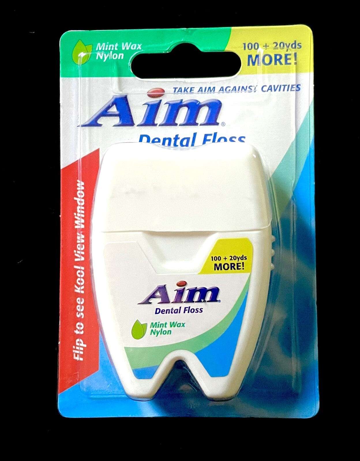 7 AIM Dental Floss Mint Waxed Nylon Sealed 672935781066 eBay