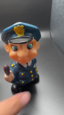 ALPS CELLULOID WIND-UP TOY JAPAN COP POLICEMAN | eBay
