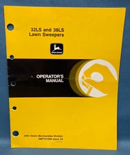 John Deere 32LS & 38LS Lawn Sweepers Operator's Manual OMTY21586 Issue C0