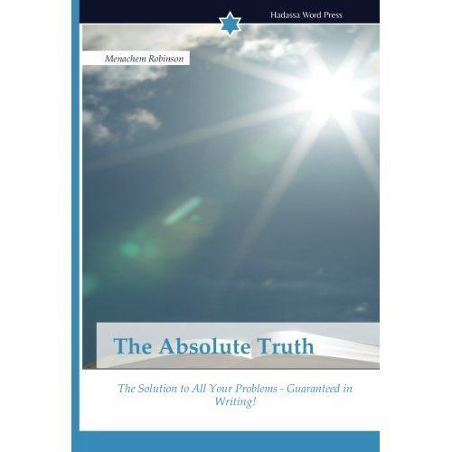 Absolute Truth by Robinson Menachem (2015, Trade Paperback) for sale ...