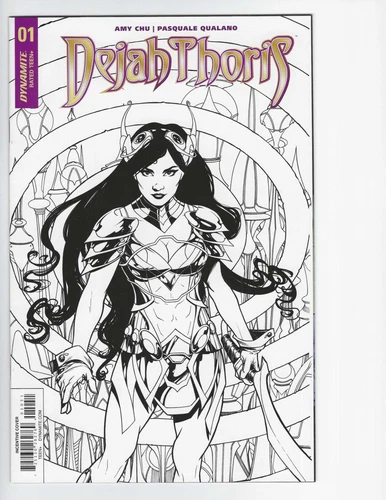 Dejah Thoris # 1, 2018, Cover E, 1 in 10 Retailer Incentive B&W by Mike McKone