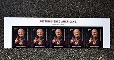 2017USA #5191 2oz Rate Robert Panara - Header Block of 5  Mint   deaf