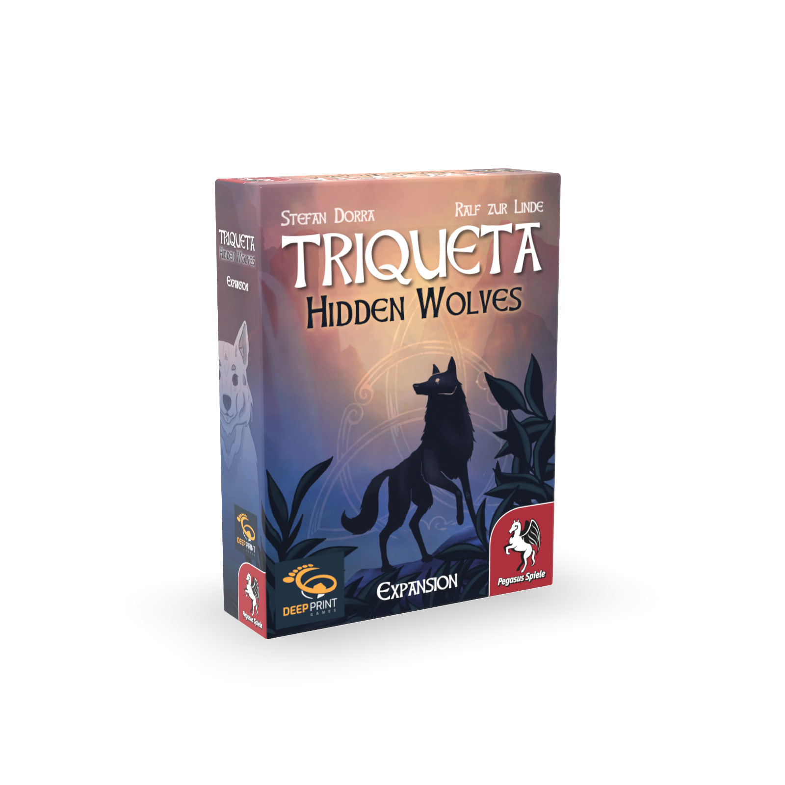Скрытые волки - дополнение к настольной игре Triqueta Tile Семья Пегасов Pegasus Spiele