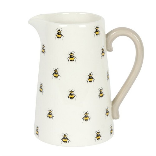 BEAUTIFUL CERAMIC BEE FLOWER JUG LOVELY GIFT FOR THE HOME DP_29830 - Picture 2 of 2
