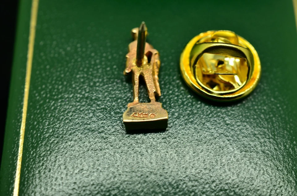 Pin solapa oro amarillo 10K 44 SMW (44ª Ala Misil de la Fuerza Aérea) Foto 4 de 4