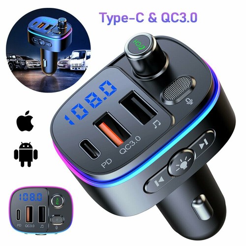 FM Transmitter Wireless Bluetooth Car 