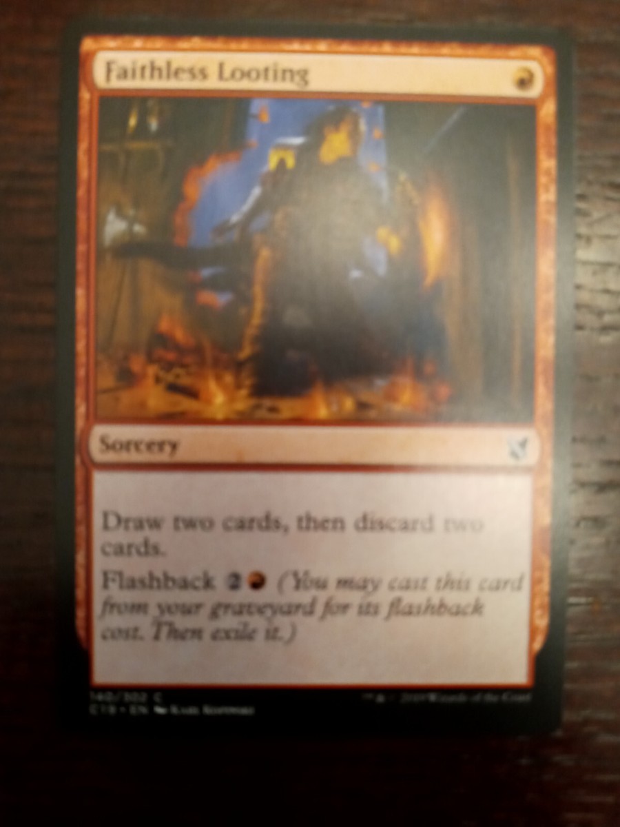 mtg faithless looting | eBay