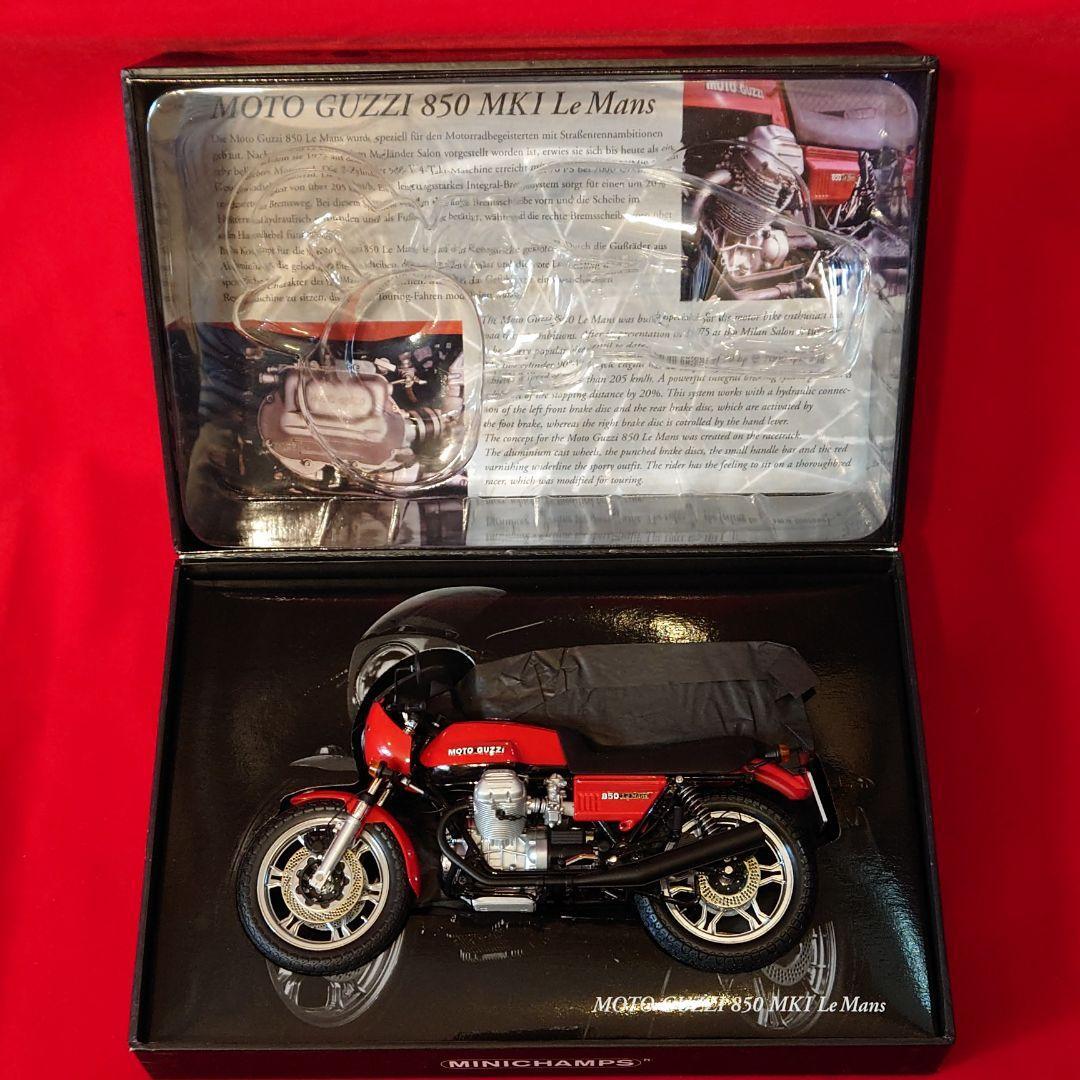MINICHAMPS Moto Guzzi 850Mk1 Le-Mans Red 1/12 from Japan | eBay