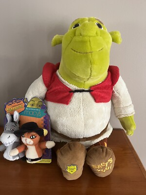 Shrek Plush Stuffed Doll Toy Macy's 2007 17 inch Dreamworks with