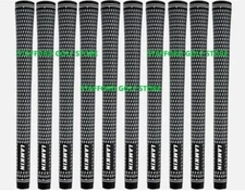 Lamkin Crossline Golf Club Grips Standard Core .580 Ribbed Black/White- Set 13