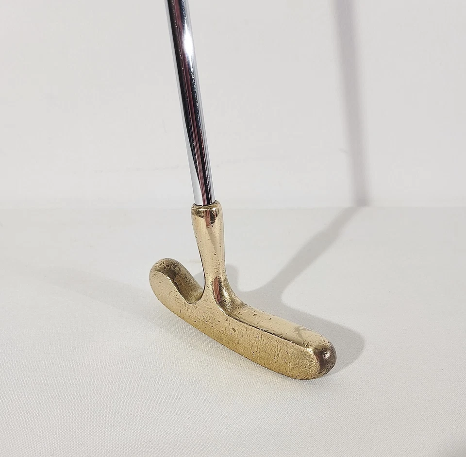Vintage Wilson Augusta Brass Head Mens Golf Putter Right / Left Hand Steel 35" - Image 3 of 4