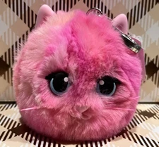 Bath & and Body Works PocketBAC BAC Holder  Keychain Pink Unikitty Kitty Pom Cat