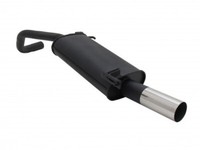 Novus Sportauspuff +Abe 1X76Mm Rl-Design Stahl FüR VW Polo 5 V-9N/9N3