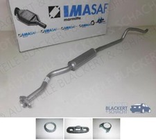 IMASAF Auspuff Mitteltopf+Anbauteile für Opel Kadett D 1.0+1.2+1.2S 1979-1984