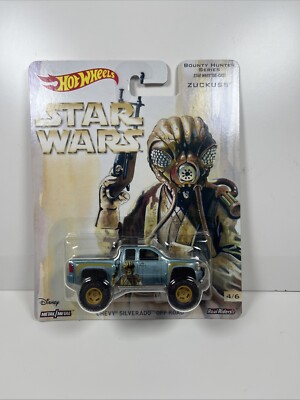 2017 Hot Wheels Pop Culture Bounty Hunter 4/6 Zuckuss Chevy Silverado B2