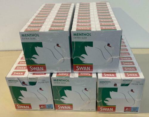 SWAN EXTRA SLIM FILTERS MENTOL  FILTERS TIPS IN  PACKS NEW - Picture 1 of 2