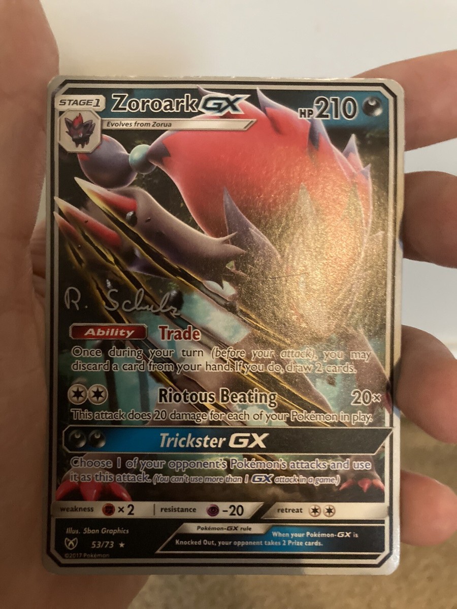 Zoroark Gx 2018 Championships Signed Card | eBay