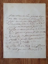 Général Victor Oudinot, mort de son frère, Algérie, 1835.