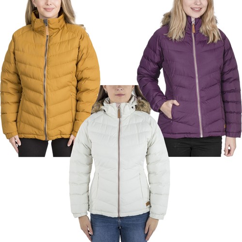 (XXL, Vanilla) Trespass Womens/Ladies Nadina Waterproof Padded Jacket
