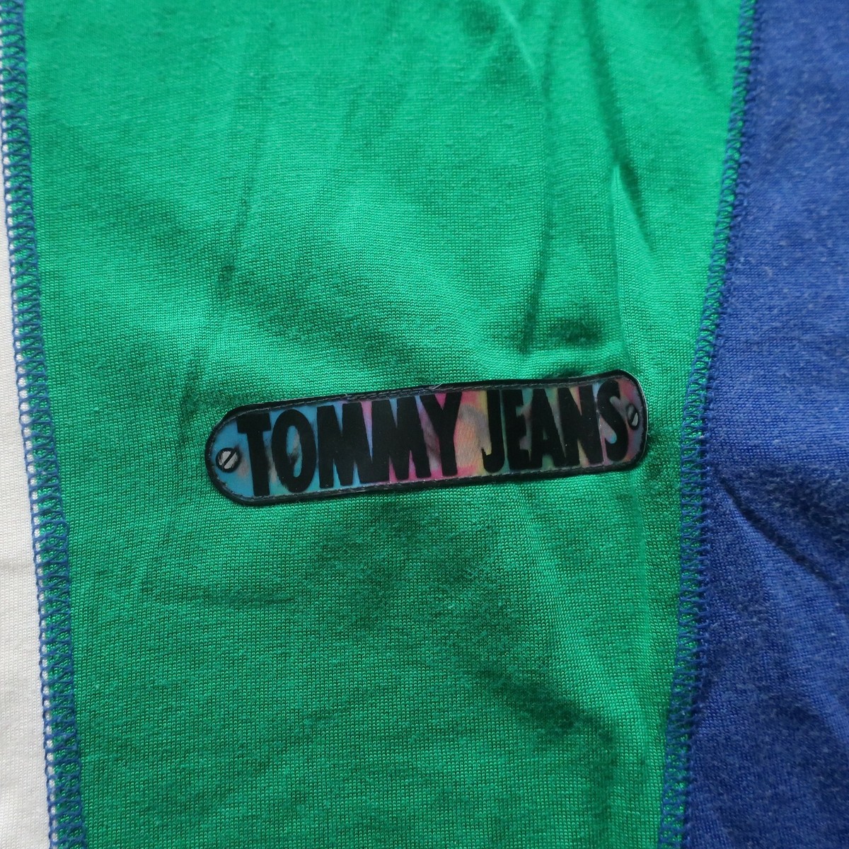 90s   トミーヒルフィガー cycling Vintage 90s Tommy Hilfiger Jeans Jersey Size L Sports Cycling