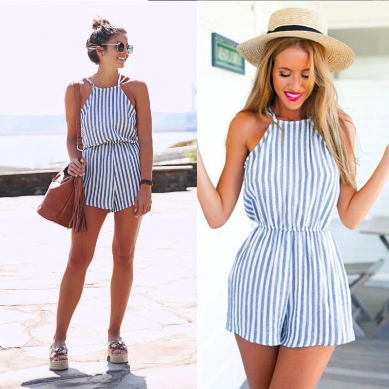 Flattering striped jumpsuit for petites  Jumpsuits for women, Summer  outfits, Jumpsuit dressy