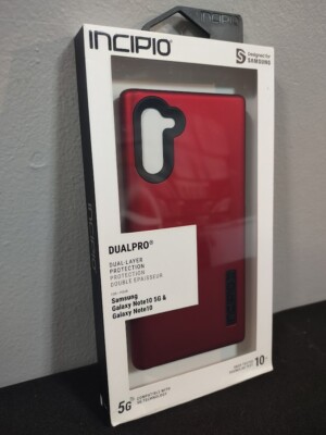 Incipio DualPro Samsung Galaxy Note 10 5G Iridescent Red Cell Phone Case Cover