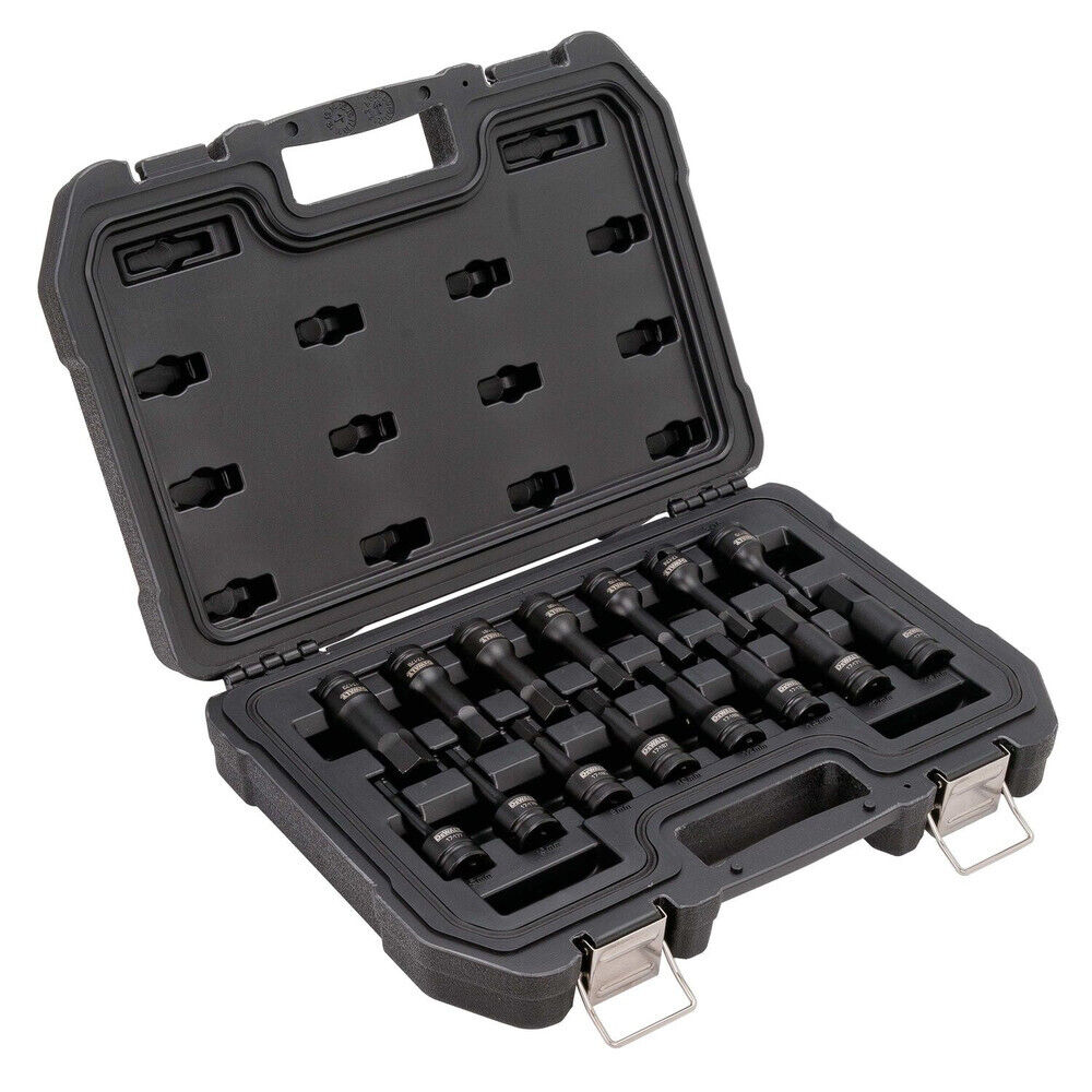 1/2 in. Drive Combination Impact Hex Socket Set (15-Piece) 1/2 in. Drive Combination Impact Hex Socket Set (15-Piece)