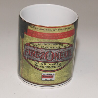 Fire Zone Ölbecher / Retro Auto / Racing / Man Cave