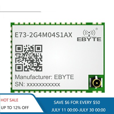 BLE 5.0 nRF52810 IPEX Wireless Transceiver E73-2G4M04S1AX 4dBm Bluetooth Module