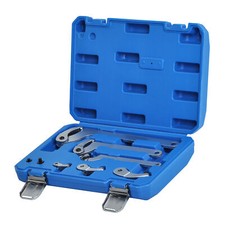 Adjustable Hook And Pin Wrench Tools Set With C Spanner Tool Kit 35- 120mm 8pc